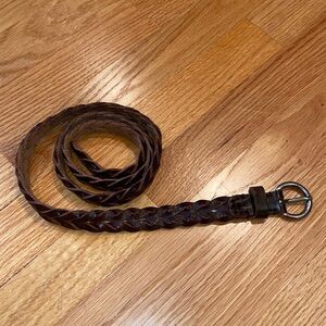 Leather Braided Belt
